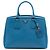 Tote Prada Saffiano Lux Parabole blu