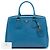 Tote Prada Saffiano Lux Parabole blu - vista 7