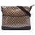 Borsa a tracolla Gucci GG Crystal marrone