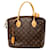 Borsa Louis Vuitton Monogram Lockit PM marrone