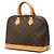 Borsa Louis Vuitton Monogram Alma PM marrone - vista 2