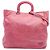 Borsa Tote Convertible Aperta Prada Vitello Shine rosa
