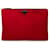 Clutch Tessuto Soft Zip rossa Prada Rosso