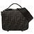 Borsa Valigetta Fendi Mini Zucca in tela nero