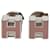 Orecchini D H Push Back in smalto e palladio rosa di Hermès  - vista 1