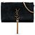 Borsa a tracolla Kate con nappa e monogramma nero Saint Laurent misura Medium