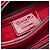Borsa Lady Dior Medium in vernice cannage rosso - vista 5