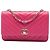 Borsa a tracolla Chanel Chevron Lambskin Trendy CC Wallet on Chain rosa