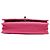 Borsa a tracolla Chanel Chevron Lambskin Trendy CC Wallet on Chain rosa - vista 3