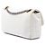 Borsa a tracolla Chanel Reissue 2.55 Drill Flap in pelle di vitello traforata bianca, piccola Bianco - vista 2