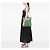 Bamboo Bolsa Tote Gucci Tall em couro de bezerro verde com alça de bambu - vista 5