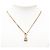 Collana con pendente Chanel CC placcato oro e strass D'oro - vista 6