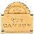 Spilla a cupola Rue Cambon placcata oro Chanel CC Gold D'oro