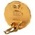 Orecchini a clip rotondi Chanel CC placcati oro D'oro - vista 3