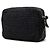 Borsa Lou in rafia intrecciata e pelle nera Saint Laurent Nero - vista 2