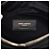 Borsa Lou in rafia intrecciata e pelle nera Saint Laurent Nero - vista 5