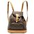 Brown Louis Vuitton Monogram Montsouris PM Backpack