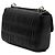 Borsa a tracolla Black Prada Nappa Gaufre Chain Flap Nero - vista 2