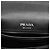Borsa a tracolla Black Prada Nappa Gaufre Chain Flap Nero - vista 5