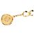 Cinturón de cadena con medallón 31 Rue Cambon chapado en oro Gold Chanel CC - vista 3