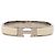 Hermès Clic H Armband schmal Email Weiß PM