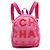 Zaino Chanel Mesh Logo rosa imbottito