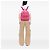 Zaino Chanel Mesh Logo rosa imbottito - vista 6