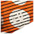 Sciarpa in seta Orange Hermès Triangular H Au Galop Arancione  - vista 5