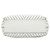 Tote Shopping Chanel CC in Caviar Chevron Perforato Bianco - vista 3