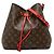 Borsa a secchiello Louis Vuitton Monogram Neonoe MM marrone