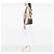 Borsa Chanel Jumbo Stripe in jersey di feltro e corda blu - vista 6
