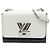 Borsa a tracolla Louis Vuitton Epi Bicolor Twist MM Nera Nero