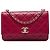 Borsa a tracolla Chanel Quilted Lambskin Trendy CC Wallet On Chain rossa Rosso