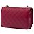 Borsa a tracolla Chanel Quilted Lambskin Trendy CC Wallet On Chain rossa Rosso - vista 2