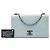 Bolso bandolera Chanel Medium Quilted Calfskin Korean Garden Flap Azul - vista 7
