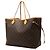 Borsa Tote Louis Vuitton Monogram Neverfull GM marrone - vista 2