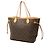 Borsa Tote Louis Vuitton Monogram Neverfull MM marrone - vista 2
