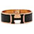 Black Hermès Wide Enamel Clic Clac H Bracelet GM  - view 1