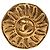Spilla Sunburst placcata oro Chanel CC Gold D'oro