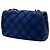 Borsa a tracolla Chanel Small Iridescent Calfskin Diamond Stitch Chain Flap Blu - vista 2