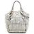 Borsa Satchel Prada Tessuto Gaufre grigia Grigio