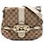 Borsa a tracolla Gucci GG Canvas Horsebit bianca Bianco