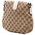 Borsa a tracolla Gucci GG Canvas Horsebit bianca Bianco - vista 2