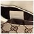 Borsa a tracolla Gucci GG Canvas Horsebit bianca Bianco - vista 6
