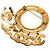 Chanel CC Ring-Brosche mit fünf Charms, vergoldet Golden - Ansicht 2