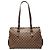 Bolsa de ombro Chelsea em Damier Ebene marrom Louis Vuitton