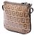 Borsa a tracolla Fendi Zucchino Crystal marrone - vista 2