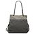 Tote Bon Bon em denim acolchoado Chanel cinza, tamanho Medium