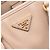 Borsa Shopping Prada Saffiano Lux rosa - vista 5