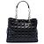 Tote Lady Dior Soft Large in vernice nera Cannage Nero